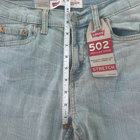 Levi's 502 Regular Taper Men's Straight Jeans 27x27 NWT - Picture 8 of 10